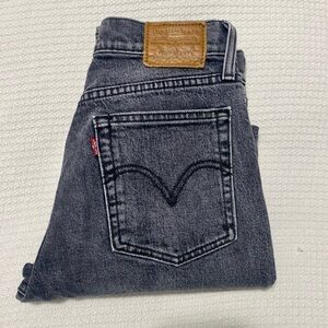 Levi's Gray Straight Jeans